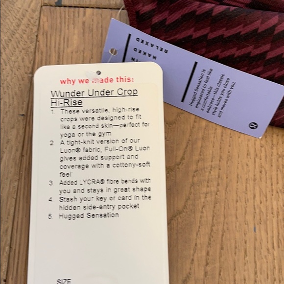 NWT lululemon legging - Picture 5 of 6